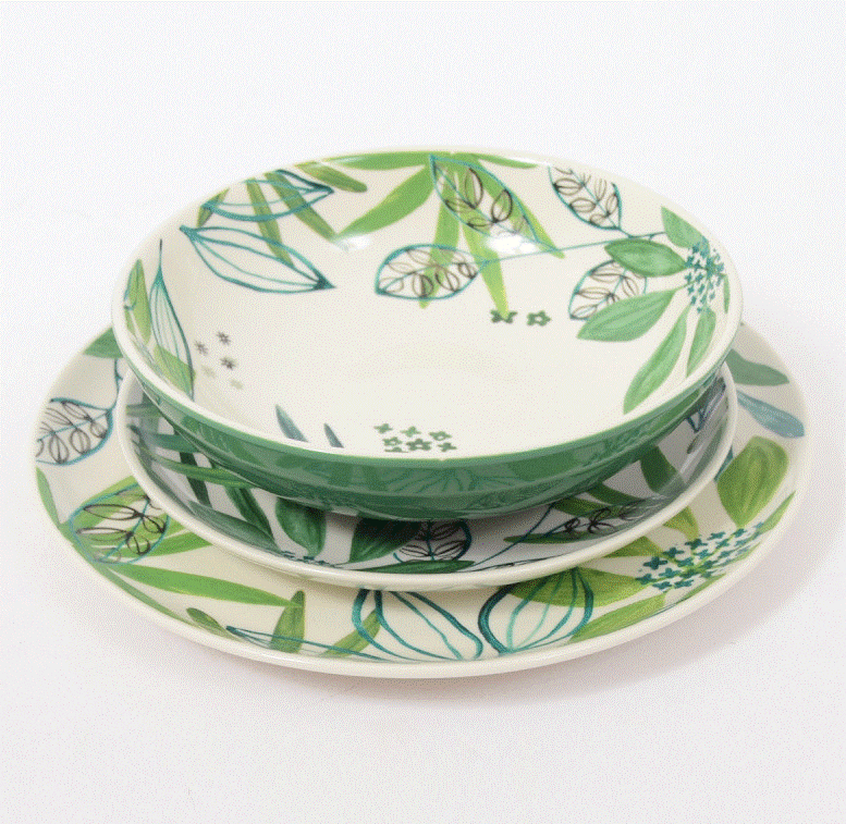 ASSIETTE VERTE 27CM 5